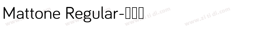 Mattone Regular字体转换